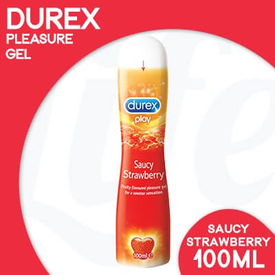 Gel bôi trơn Durex Play Saucy Strawberry 100ml hương dâu tây