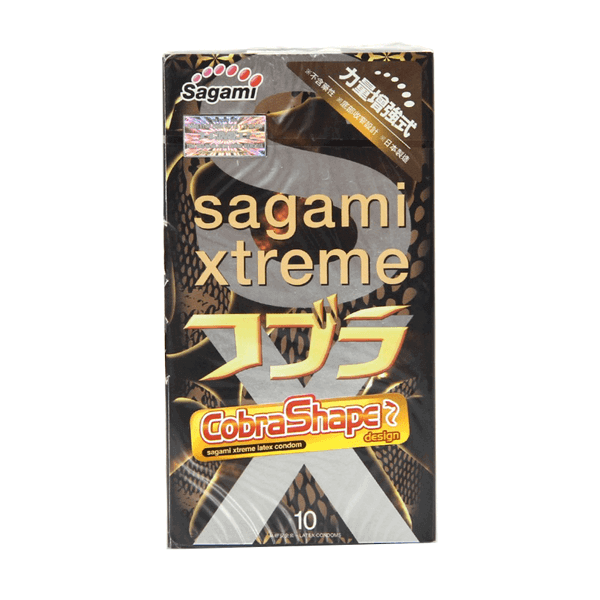 Bao cao su Sagami Xtreme Cobra thiết kế đặc biệt (10 chiếc)