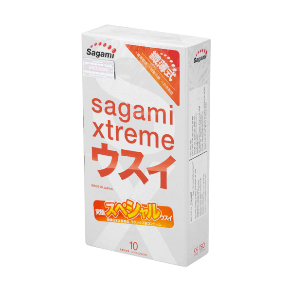 Bao cao su Sagami Xtreme Super Thin siêu mỏng 0.03 (10 chiếc)