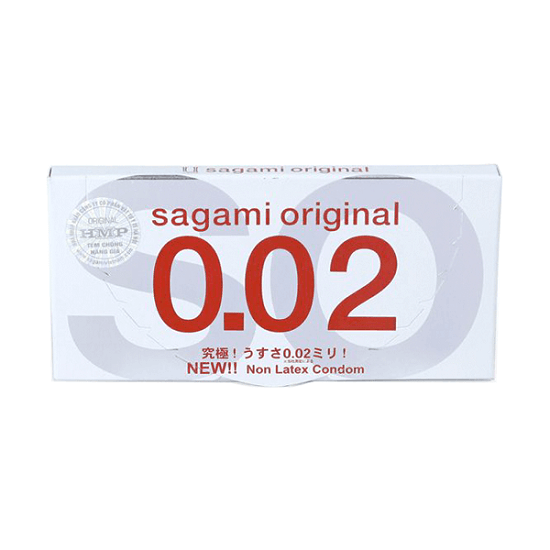 Bao cao su Sagami Original 0.02 mỏng nhất thế giới (6 chiếc)