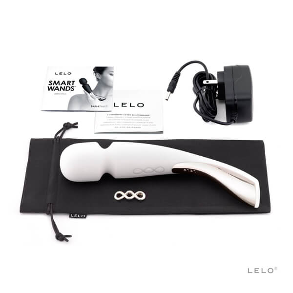 Cách tự sướng cho nữ bằng máy mát xa Lelo Smart Wand Ivory