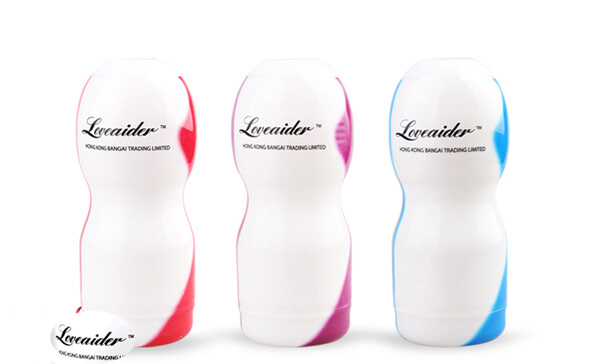 cốc thủ dâm loveaider có 3 màu sắc tương ứng với 3 dạng lỗ thủ dâm
